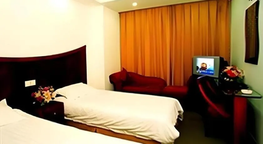 Bed in Jinjiang Inn Select Shanghai Nanjing Road Pedestrian Street