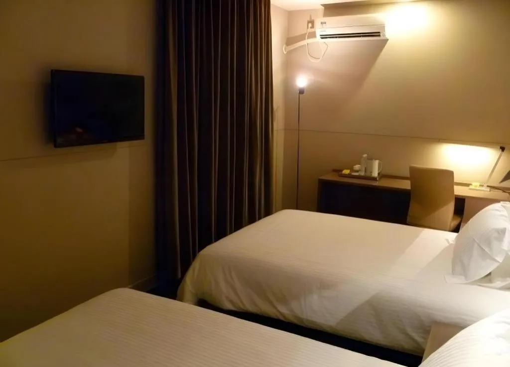 Bed in Jinjiang Inn Select Shanghai Nanjing Road Pedestrian Street