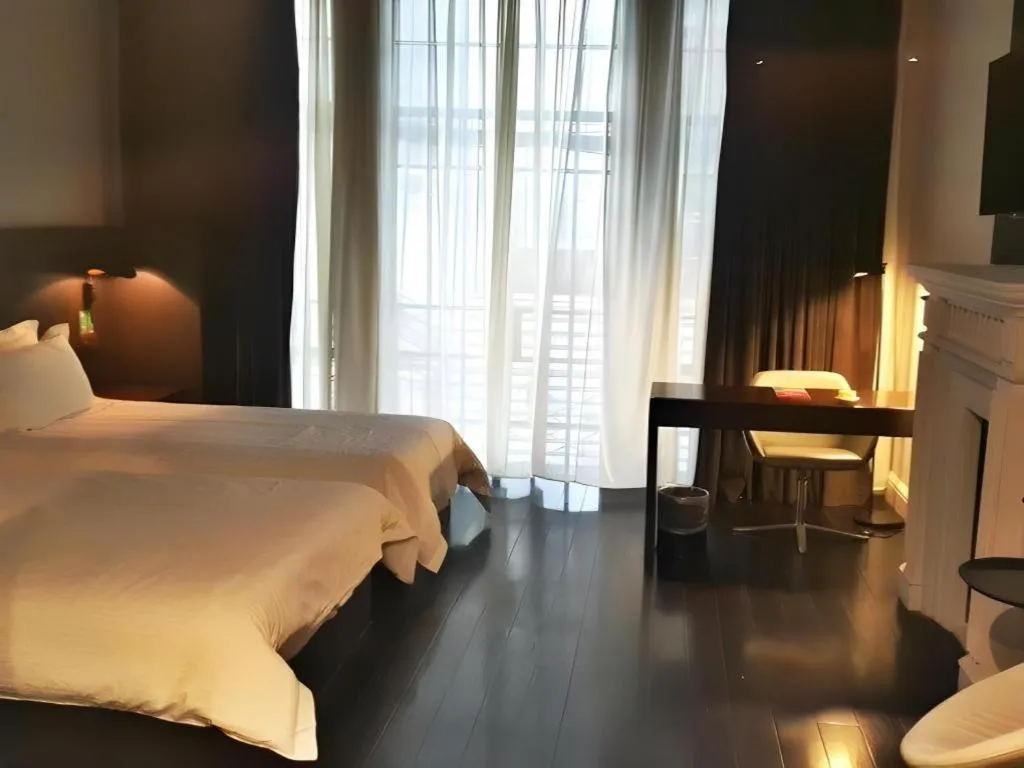 Bed in Jinjiang Inn Select Shanghai Nanjing Road Pedestrian Street