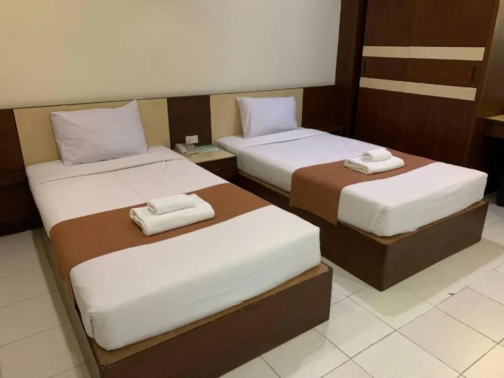 Bed in Sabai Hotel Korat