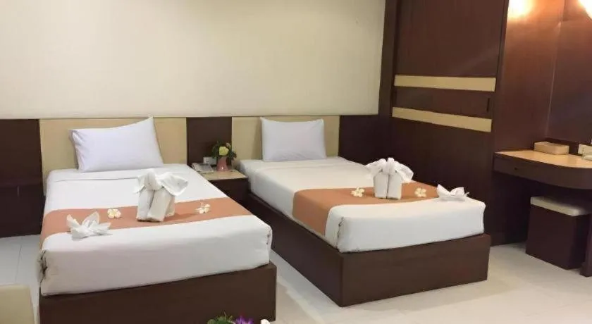 Bed in Sabai Hotel Korat