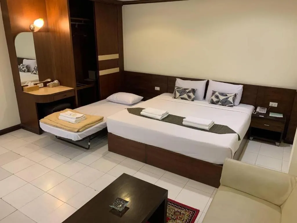 Bed in Sabai Hotel Korat