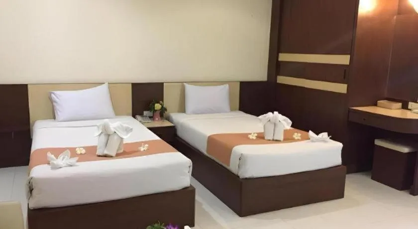 Bed in Sabai Hotel Korat