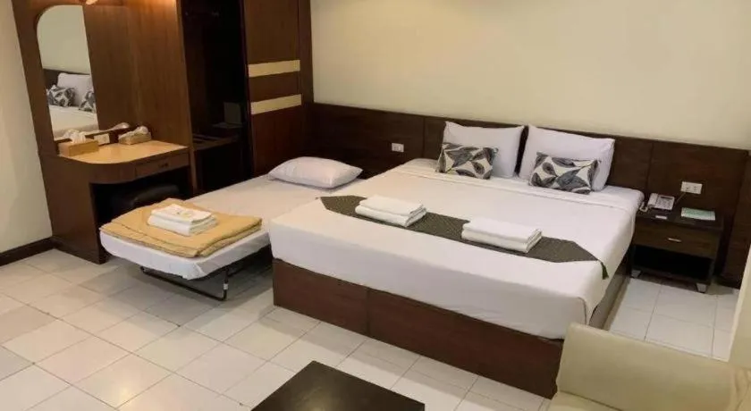Bed in Sabai Hotel Korat