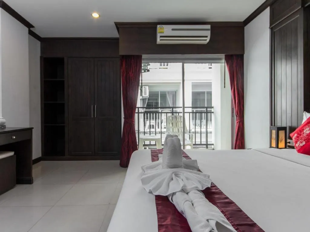 Bed in Patong Princess Hotel