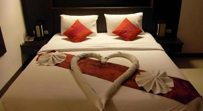 Bed in Patong Princess Hotel