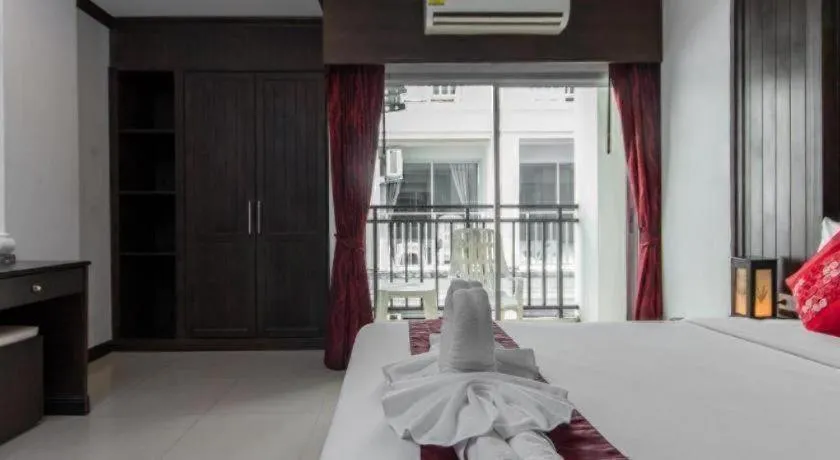 Bed in Patong Princess Hotel