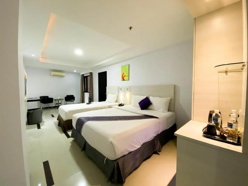 Bed in 89 Hotel Batam