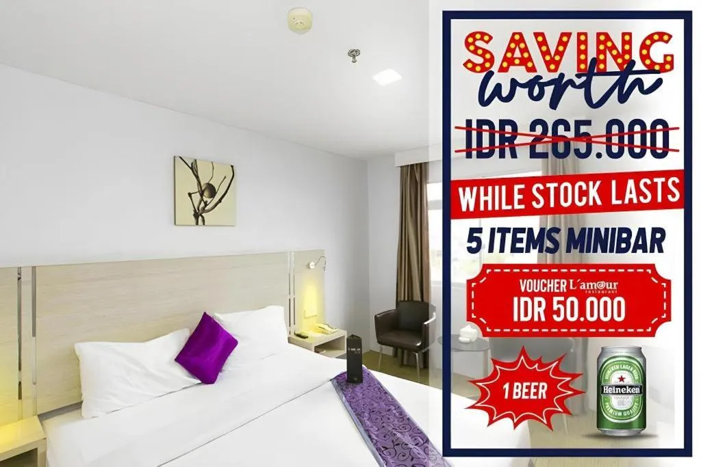 Bed in 89 Hotel Batam