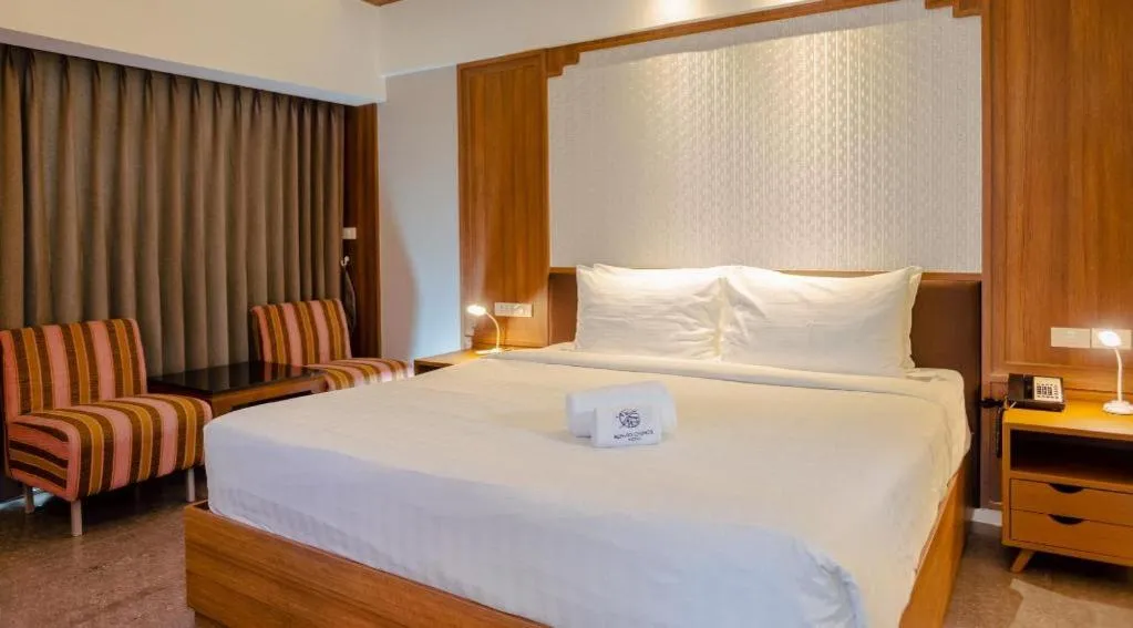 Bed in Bonito Chinos Hotel