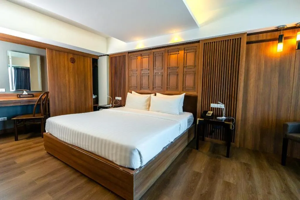 Bed in Bonito Chinos Hotel