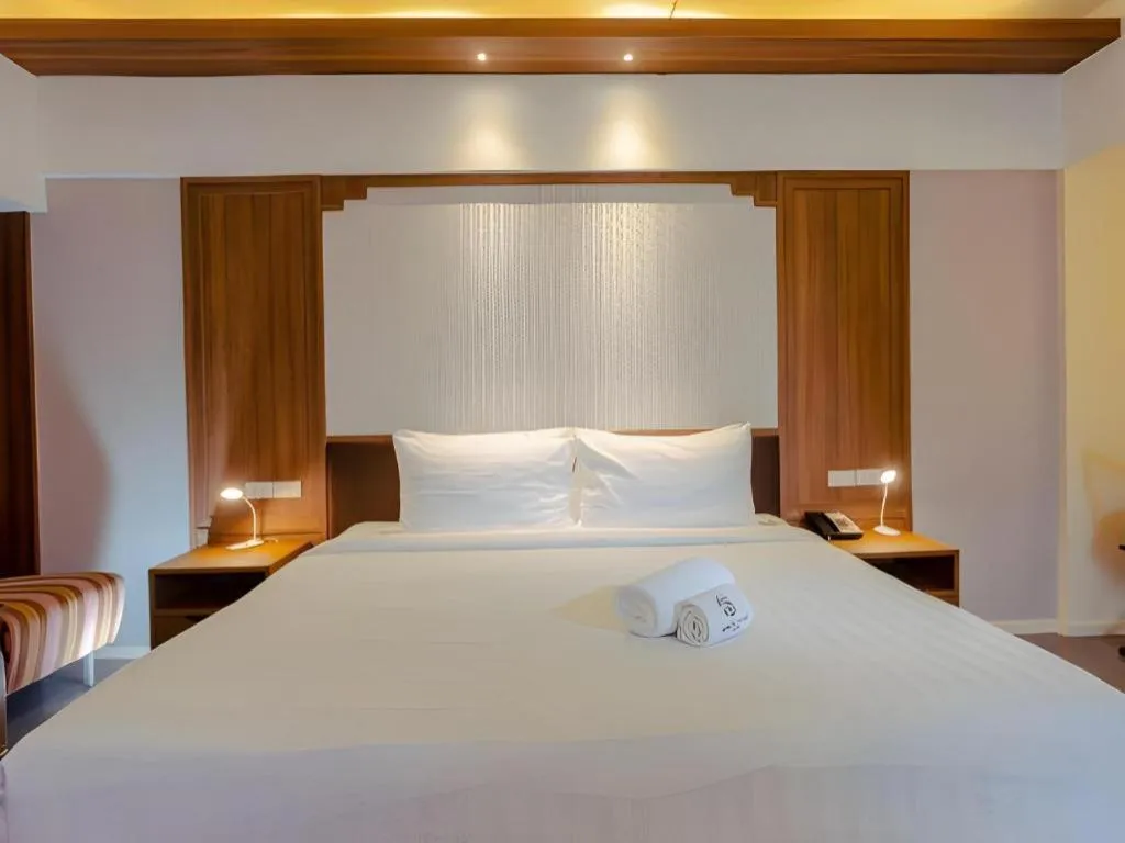 Bed in Bonito Chinos Hotel