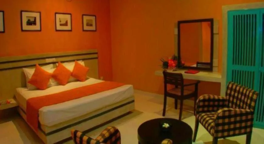 Bed in Heritage Habarana Hotel