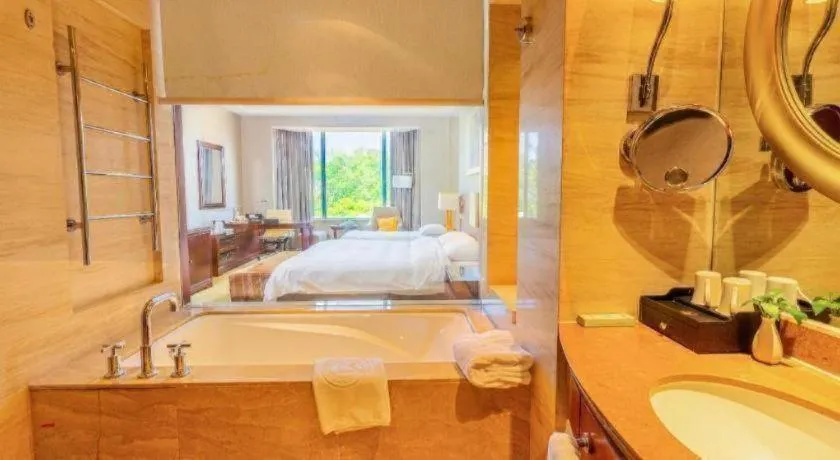 Bed in Quanzhou Guest House Hotel