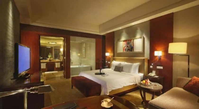 Bed in Quanzhou Guest House Hotel