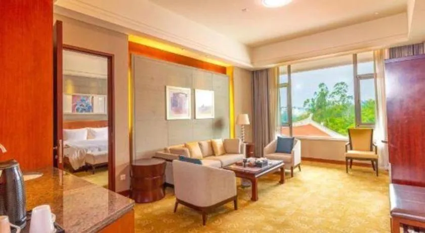 Bed in Quanzhou Guest House Hotel