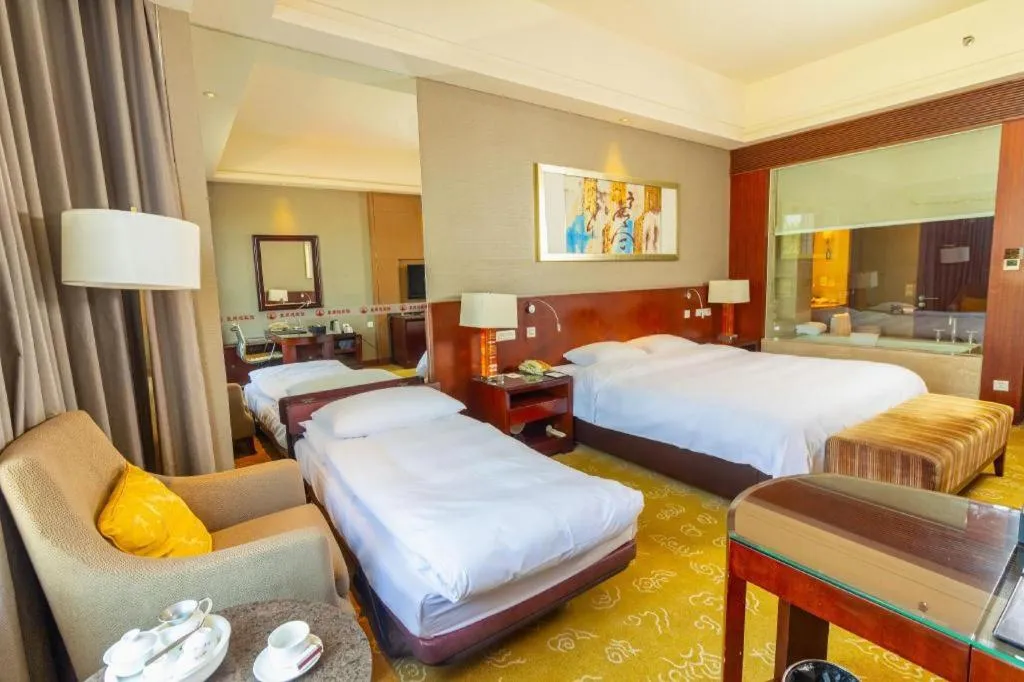 Bed in Quanzhou Guest House Hotel