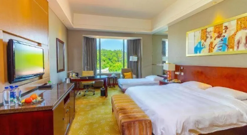 Bed in Quanzhou Guest House Hotel