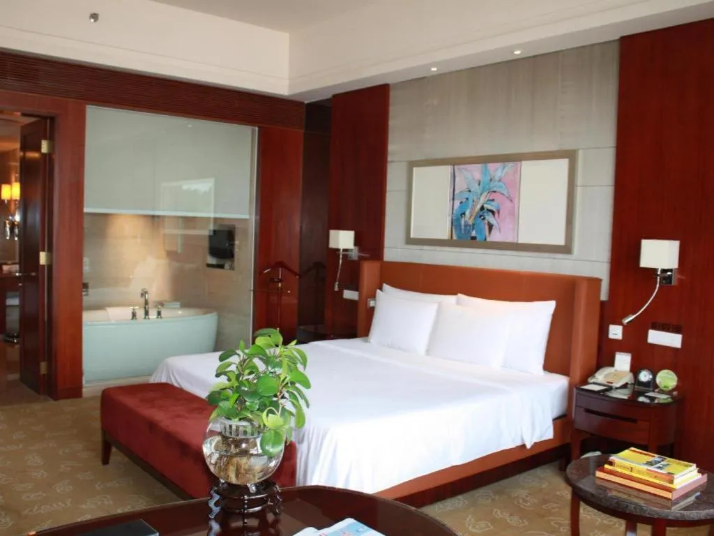 Bed in Quanzhou Guest House Hotel