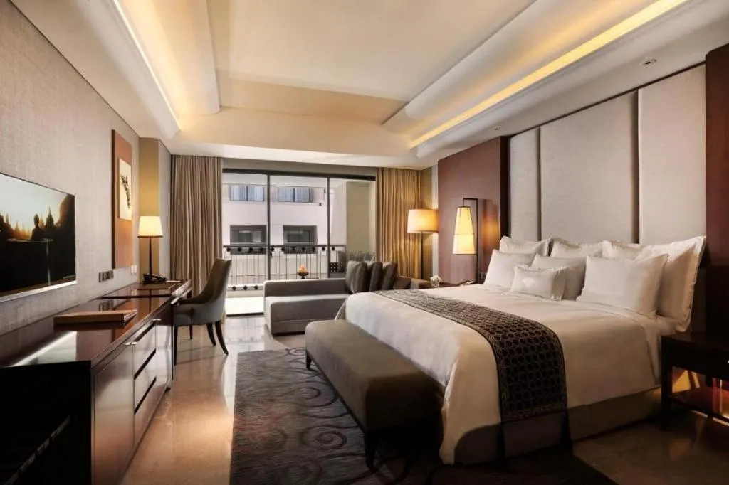 Bed in Hotel Tentrem Yogyakarta