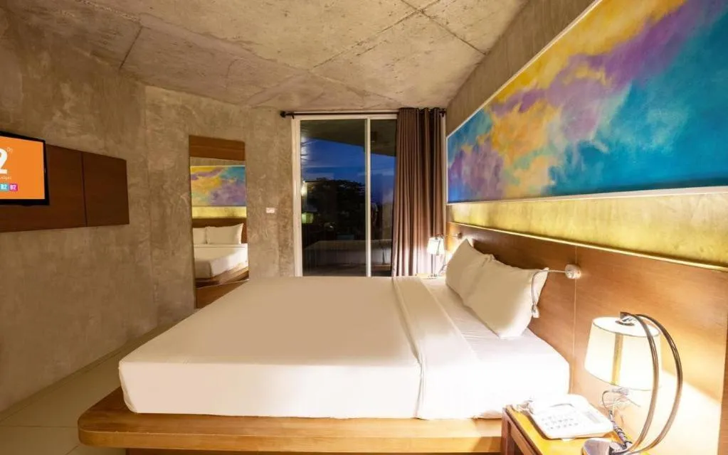 Bed in B2 Sea View Pattaya Boutique & Budget Hotel