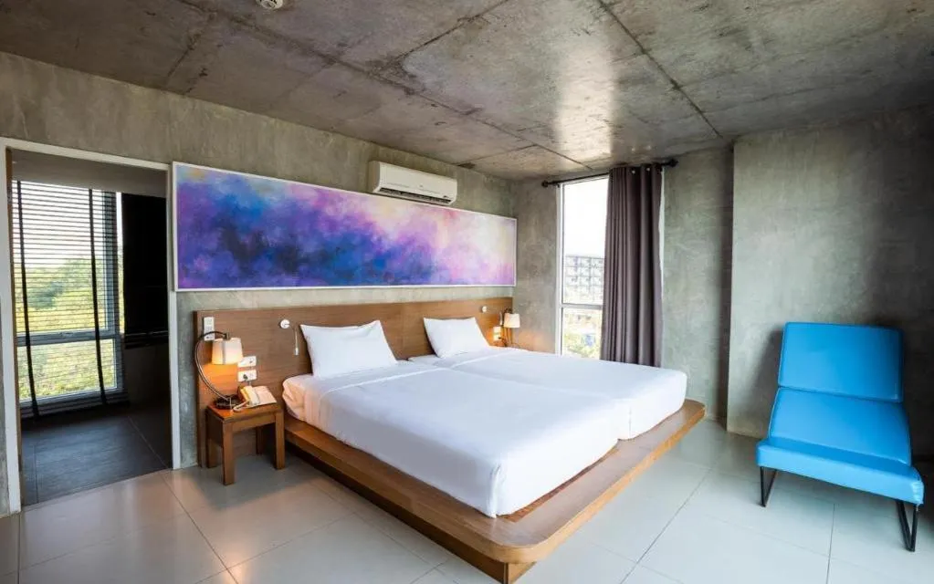 Bed in B2 Sea View Pattaya Boutique & Budget Hotel