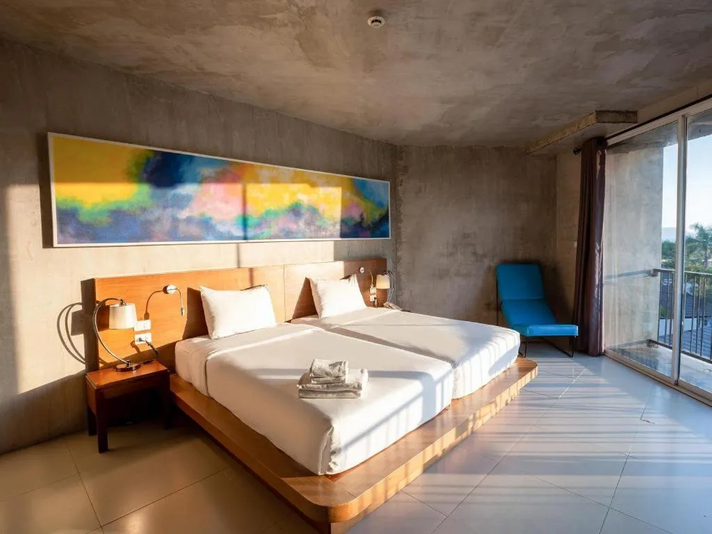 Bed in B2 Sea View Pattaya Boutique & Budget Hotel