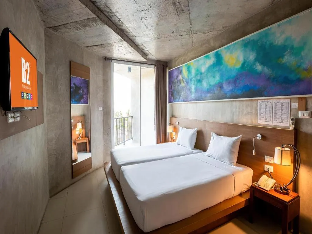 Bed in B2 Sea View Pattaya Boutique & Budget Hotel