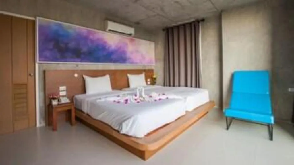 Bed in B2 Sea View Pattaya Boutique & Budget Hotel