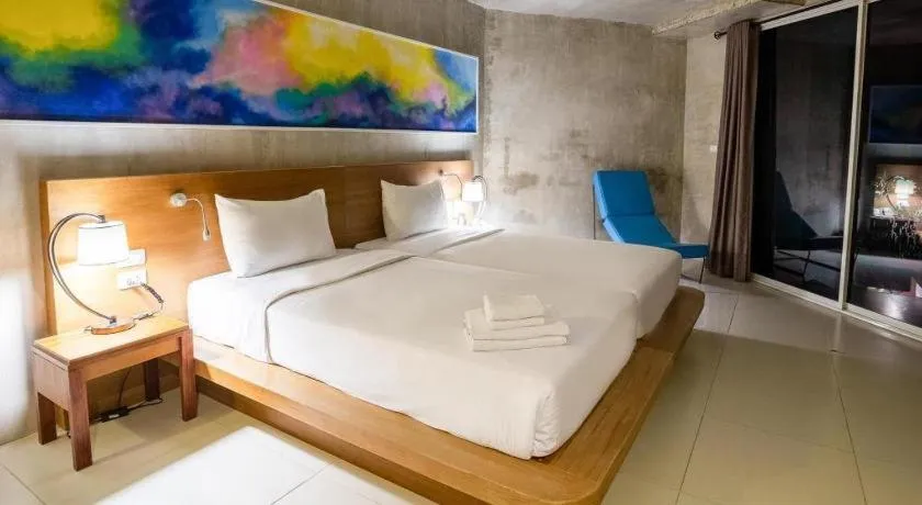 Bed in B2 Sea View Pattaya Boutique & Budget Hotel
