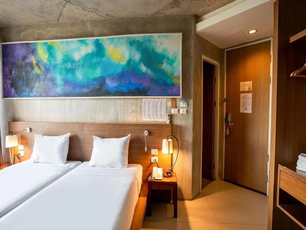 Bed in B2 Sea View Pattaya Boutique & Budget Hotel