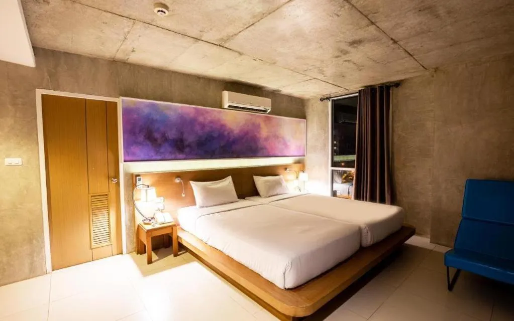 Bed in B2 Sea View Pattaya Boutique & Budget Hotel