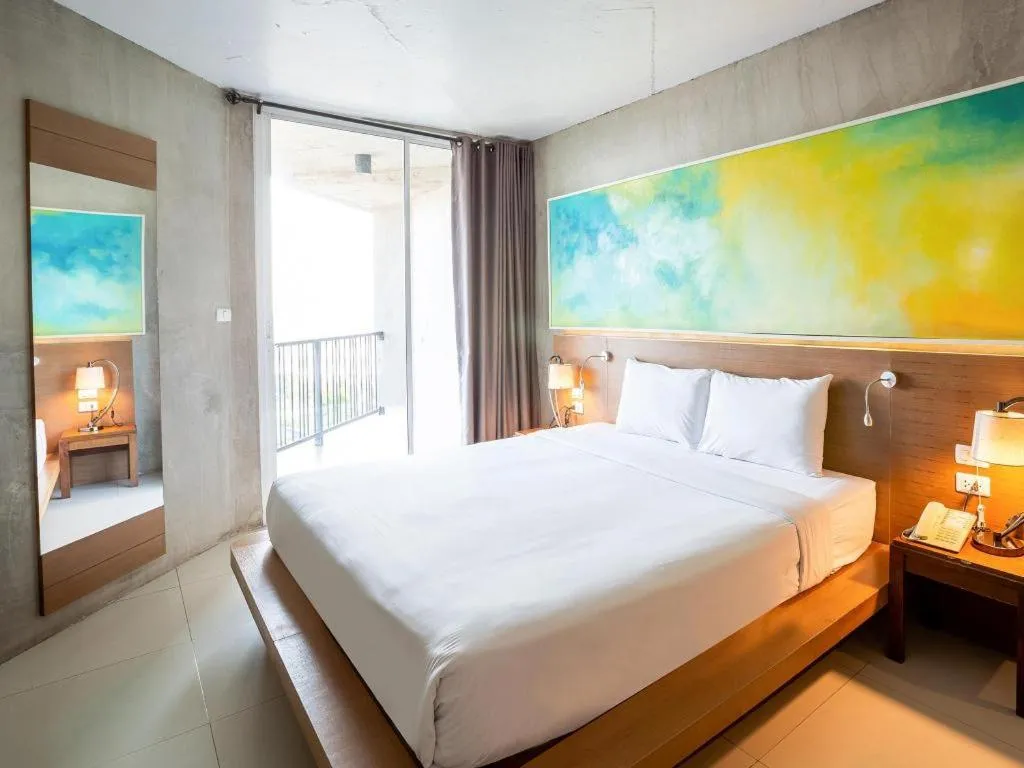 Bed in B2 Sea View Pattaya Boutique & Budget Hotel