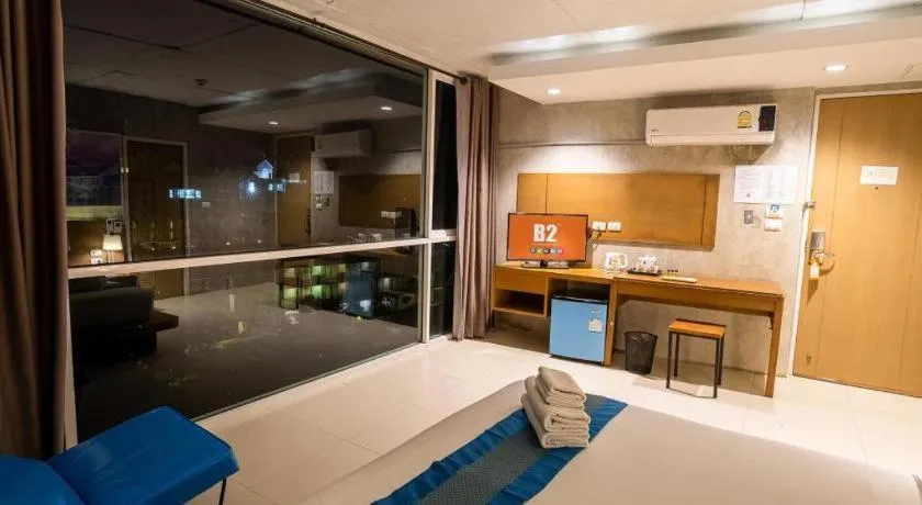 Bed in B2 Sea View Pattaya Boutique & Budget Hotel