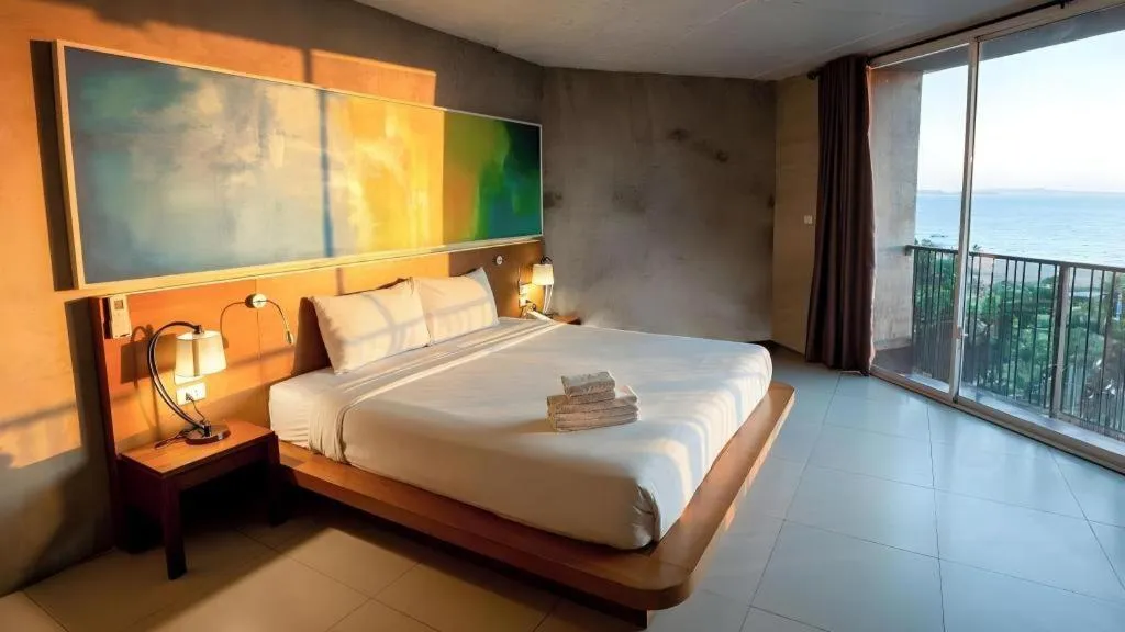 Bed in B2 Sea View Pattaya Boutique & Budget Hotel