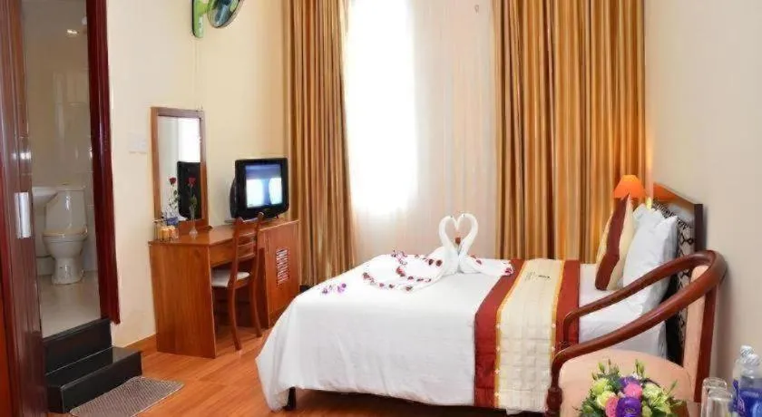 Bed in 7S Hotel Thu Bon Danang
