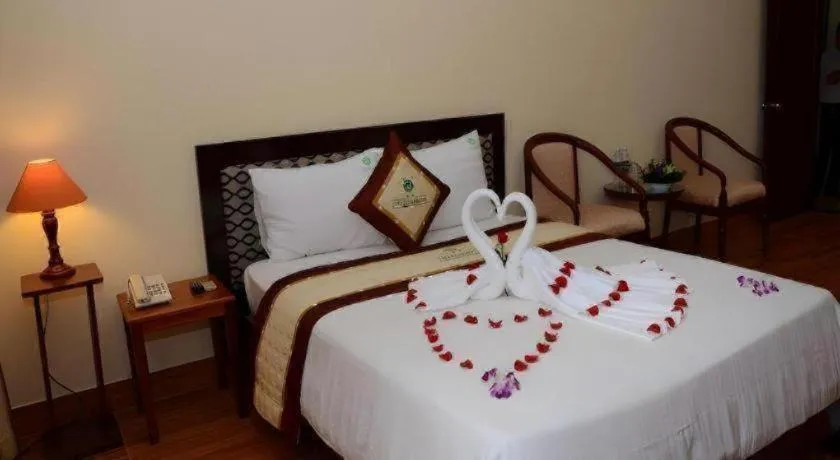 Bed in 7S Hotel Thu Bon Danang