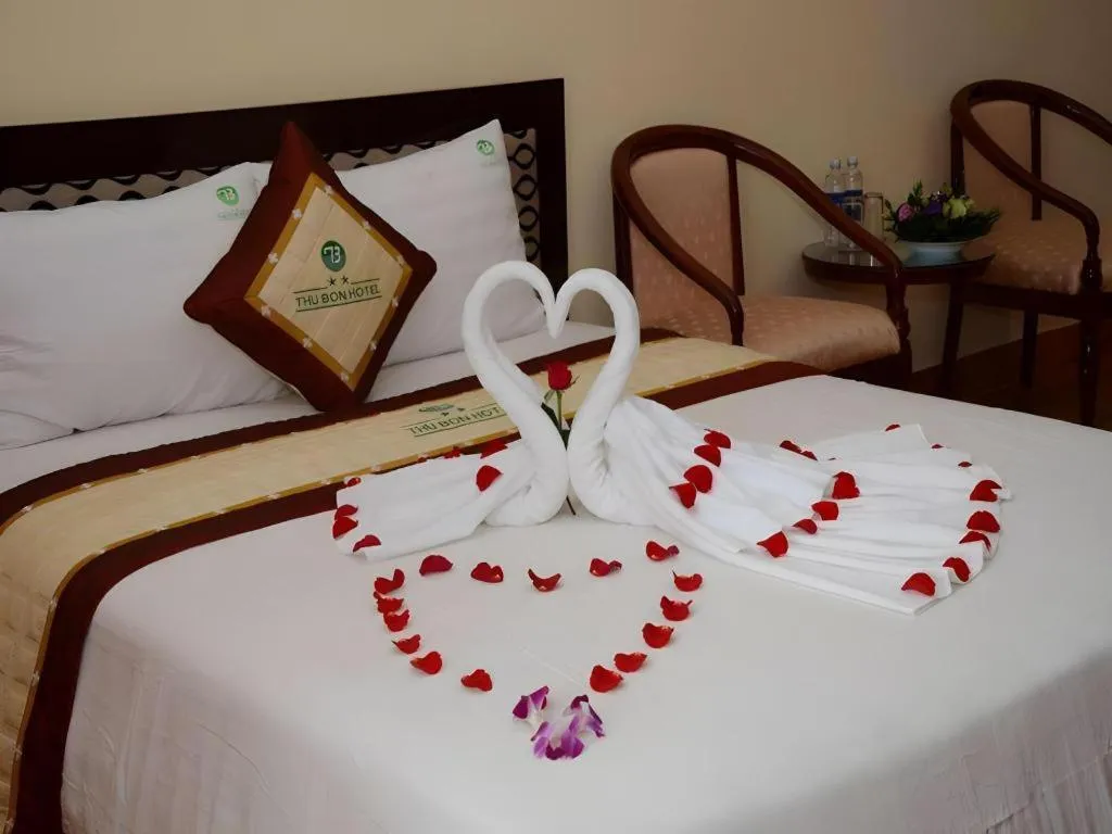 Bed in 7S Hotel Thu Bon Danang