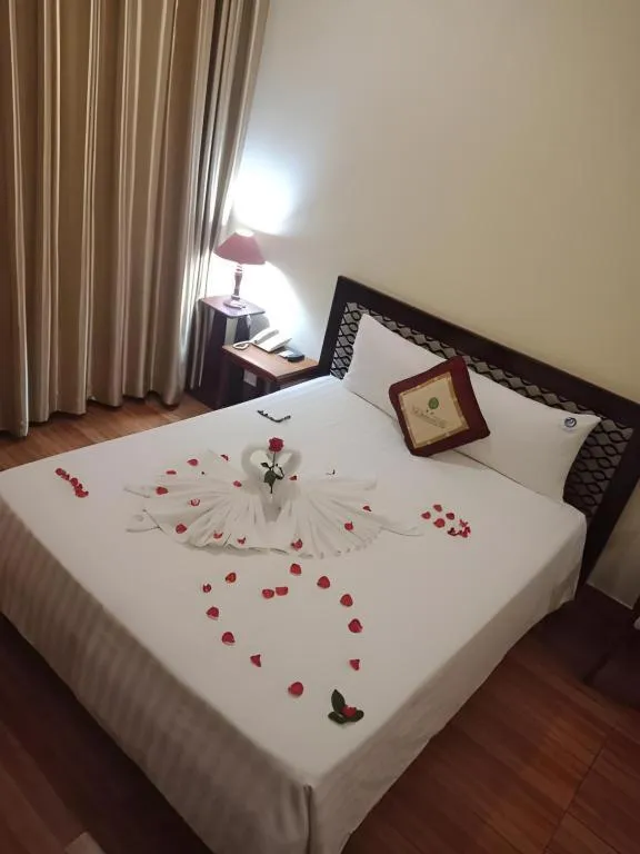 Bed in 7S Hotel Thu Bon Danang