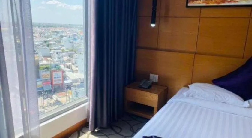 Bed in Iris Hotel Can Tho