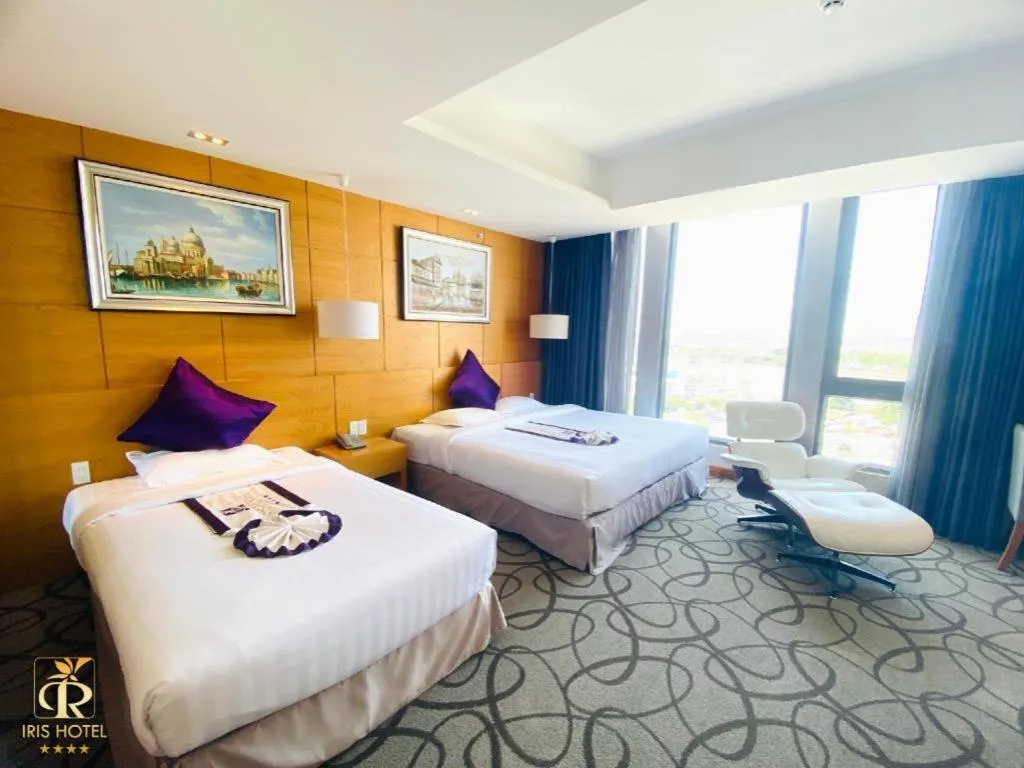 Bed in Iris Hotel Can Tho