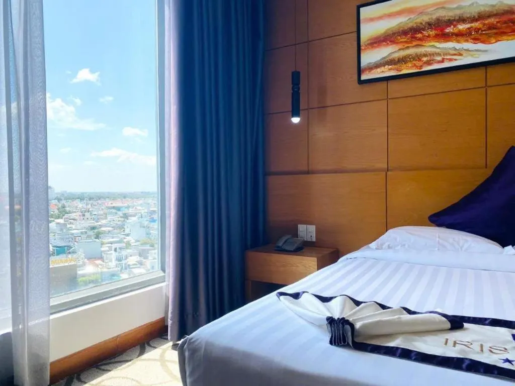 Bed in Iris Hotel Can Tho