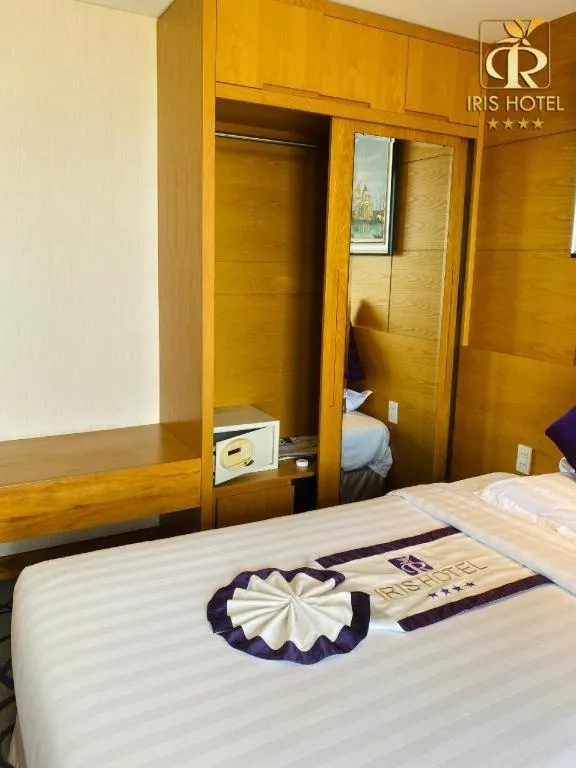 Bed in Iris Hotel Can Tho