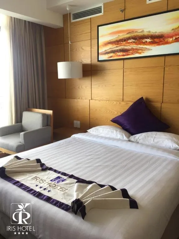 Bed in Iris Hotel Can Tho