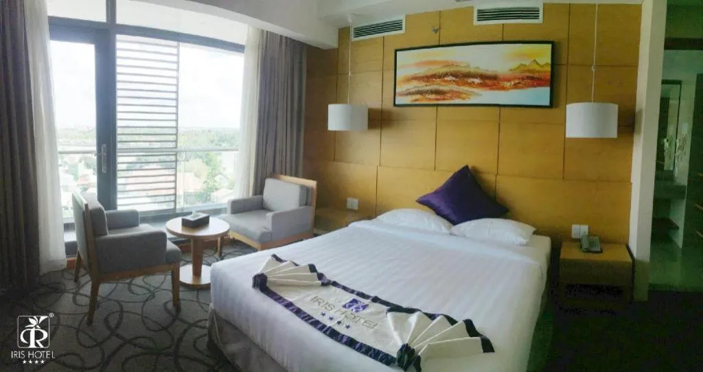 Bed in Iris Hotel Can Tho