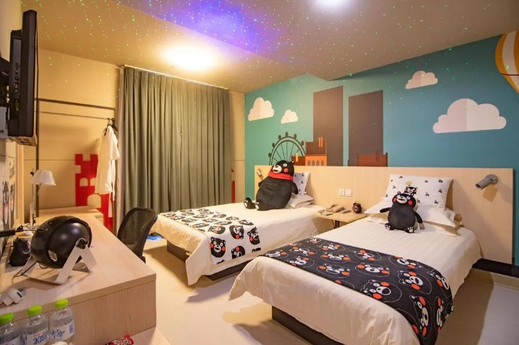 Bed in Jinjiang Inn Weihai Liugong Island Scenic Spot Shopping Market