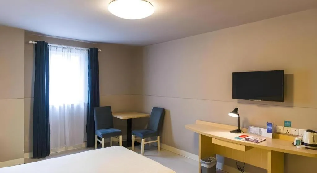 Bed in Jinjiang Inn Weihai Liugong Island Scenic Spot Shopping Market