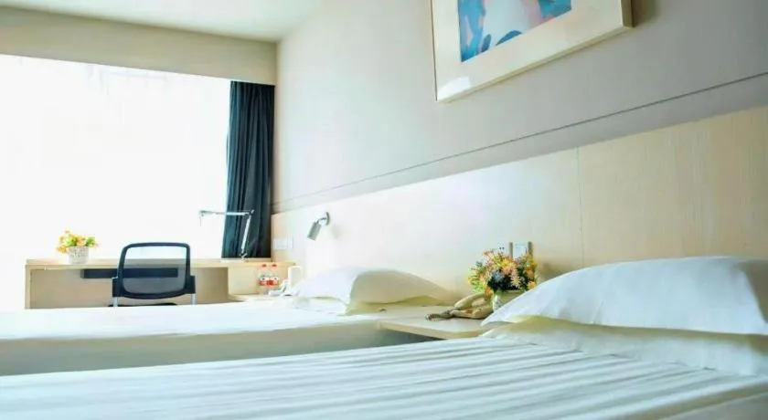 Bed in Jinjiang Inn Weihai Liugong Island Scenic Spot Shopping Market