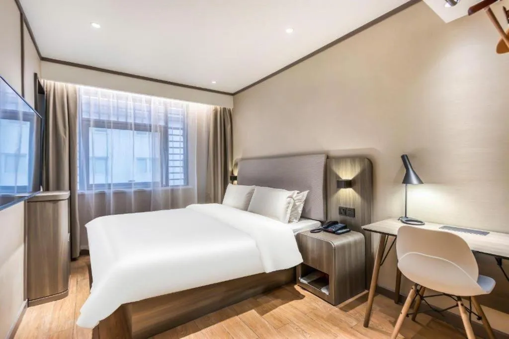 Bed in Hanting Hotel Hangzhou West Lake Longjing Road