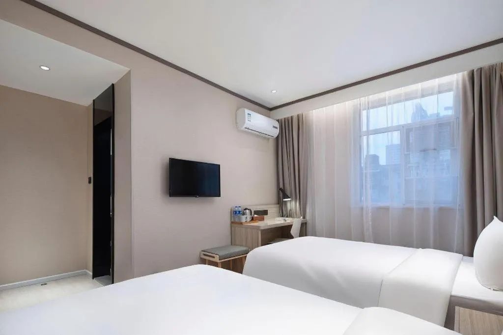 Bed in Hanting Hotel Changsha Xiangya Fu'er Ziyuan Road